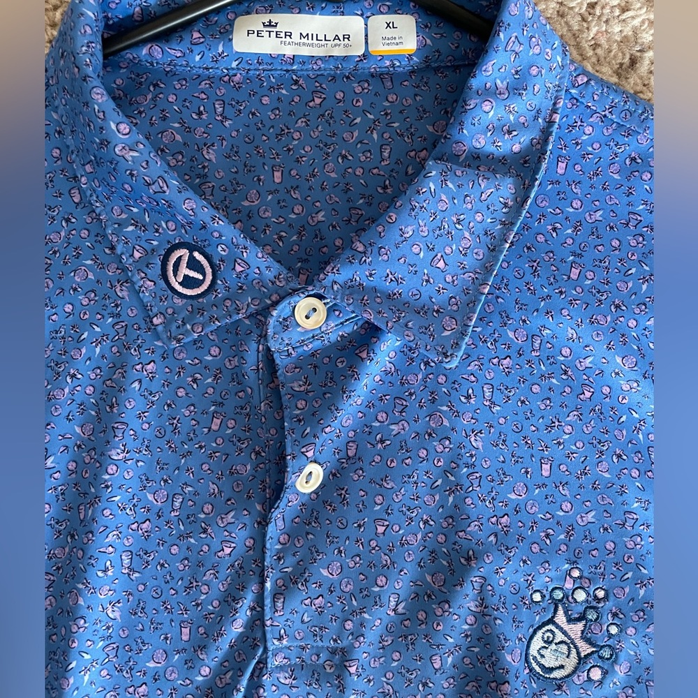Scotty Cameron Peter Millar XL polo circle T for tour use only